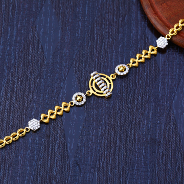 916 Gold Hallmark Fancy Bracelet LB229