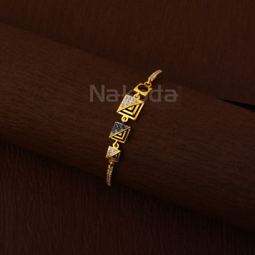 750 Gold Ladies Fancy Kada Bracelet LKB190