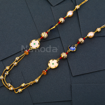 916 Gold Ladies Gorgeous Antique Chain Mala AC311