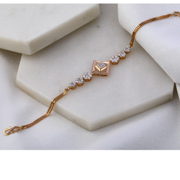 750 Rose Gold Delicate Women's Bracelet RLB57