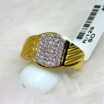 Gold cushion diamond Casting ring by 