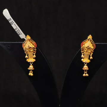 22 carat gold ladies earrings RH-LE322