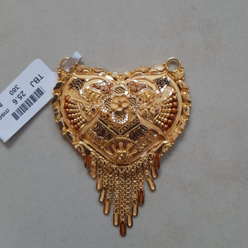916 Gold Fancy Mangalsutra Pendant TBJ-P03 by 