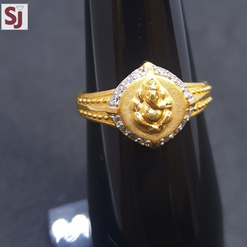Ganpati Gents Ring Diamond GRG-0014