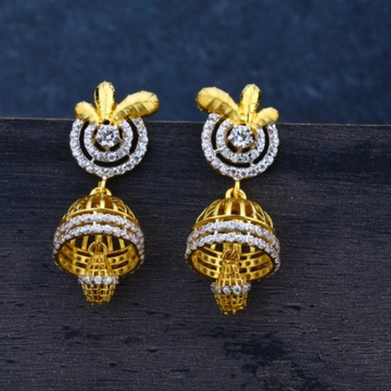 22 carat gold ladies earrings RH-LE981
