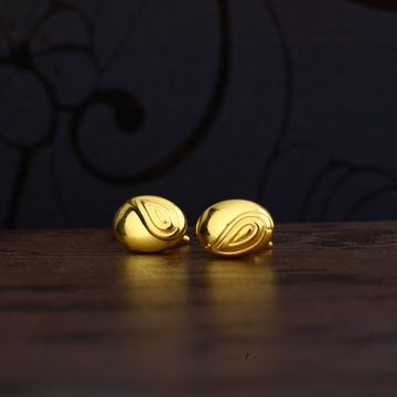 Ladies 916 Gold CZ Earring -LPE110