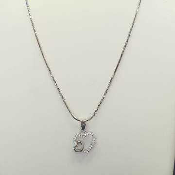 925 line honey bodger chain heart pendants by 
