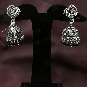 Silver Jhumka Light Weight Artificial  by 