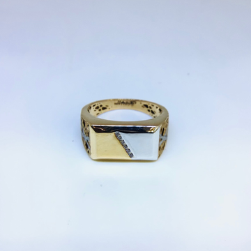 BRANDED FANCY ROSE GOLD RING by 