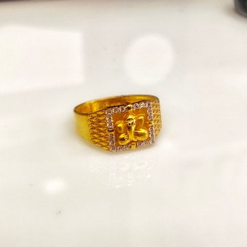 22 KT 916 Hallmark Gold Men Ring by Harekrishna Gold