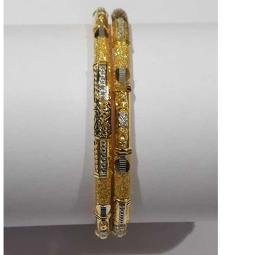 22KT Gold Indian Copper Pipe Kadli by 