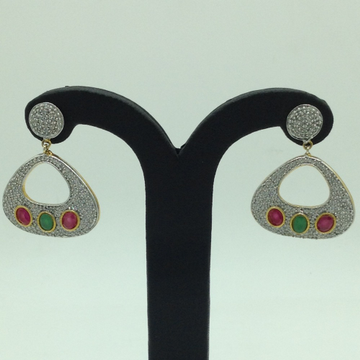 Multicolour  CZ Stones Ear Hangings JER0035