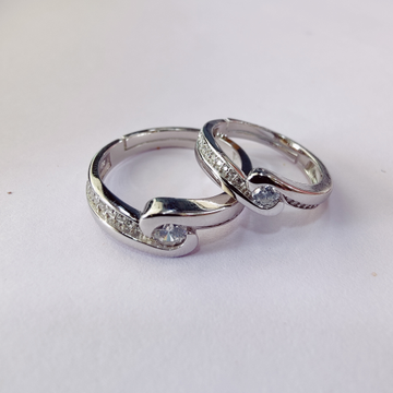 925 Silver Couple Band by 