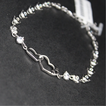 925 sterling silver heart shape kada bracelet for... by 