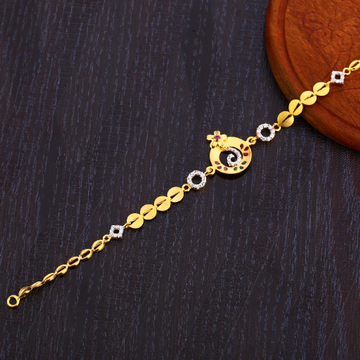 22CT Gold Classic Ladies Bracelet LB308
