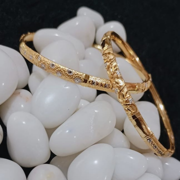 916 Gold Designer Kadli Bangle by 