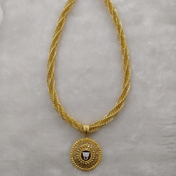 916 Gold Gent's Fancy Chain-Pendant