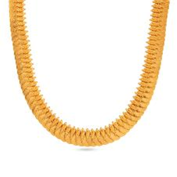 22k Gold Unique Design Necklace Set