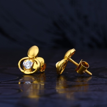 22 carat gold fancy ladies earrings RH-LE861