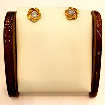 916 / 22k gold fancy tops Earrings by Shree Godavari Gold Palace