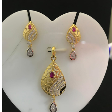 Ladies Pendant Set 916 Cz by 