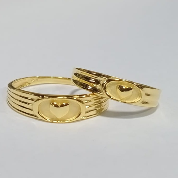 Gold antique couple ring by 