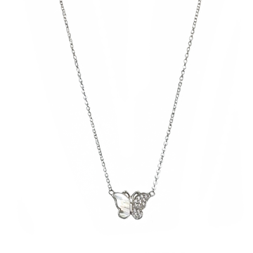 Butterfly Chain Pendant In 925 Sterling Silver MGA...