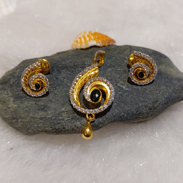 Diamond Pendant Set by 