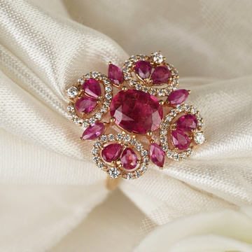 18kt ad ruby ring by 
