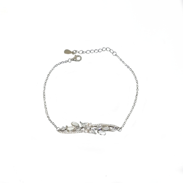 Flower Leaf In 925 Sterling Silver MGA - BRS2273