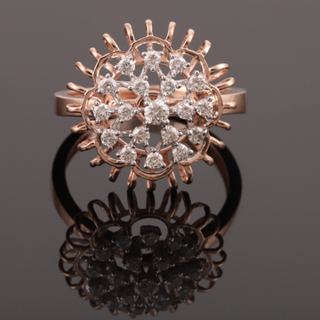 18K Gold Elegant Diamond Ring by 