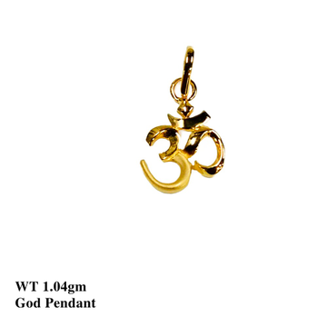 22K God Om Pendant by 