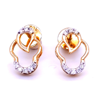 Rozabella diamond earring in gold