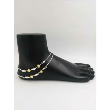 Single box golden bol hollow 92.5 anklet(payal) ms... by 