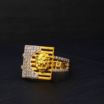 916 Gold Fancy Ring by R.B. Ornament