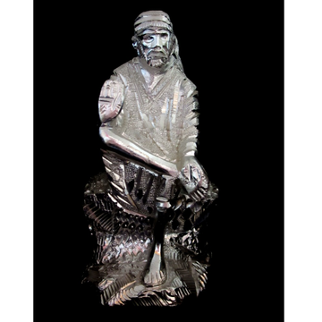 Metal shree sai baba murti(statue) washable & unbr... by 