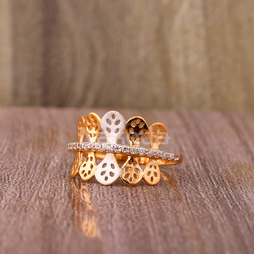 750 Rose Gold Delicate Ladies Hallmark Ring RLR937