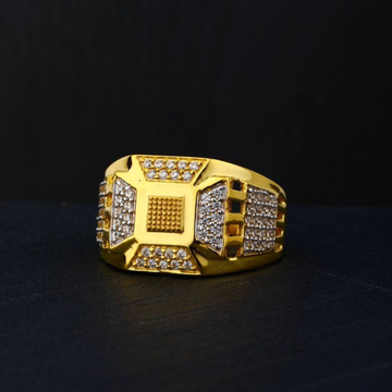 22Kt Gold Designer Ring For Men by R.B. Ornament