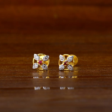 22CT Gold Designer Ladies Tops Earrings LTE254