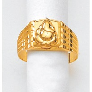 Gold Ganesh Ring | Gold, Rings, Gold work