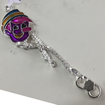 Silver Fancy Cartoon Baccha Lucky For Kids by 