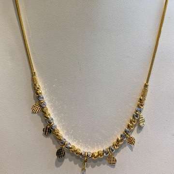 916 Gold Designer Chain For Women by Mallinath Chain