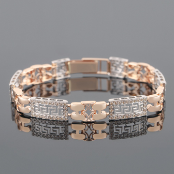 18kt designer shine diamond men's bracelet by 