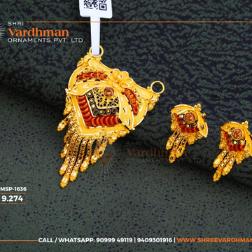 22kt mangalsutra pendal by 