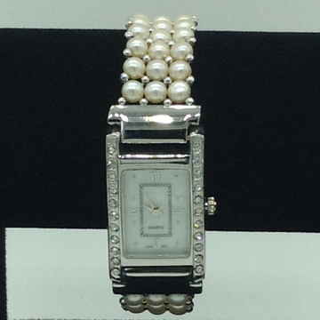 Freshwater Cream Button Pearls 3 Layers Watch JBG0237