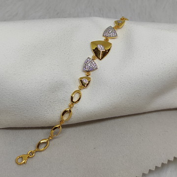 916 gold and diamond best combination bracelet by Rangila Jewellers