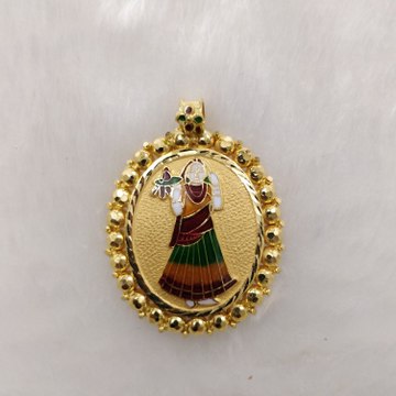 916 Gold Bhatiyani Maa Pendant