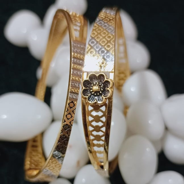 22K Gold Classic Bangles by 