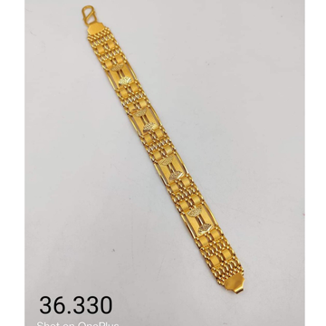 22 carat gold gents bracelet RH-GB518