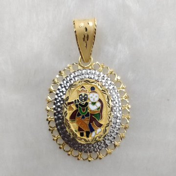 916 Gold Gent's Radha-Krishnan Pendant